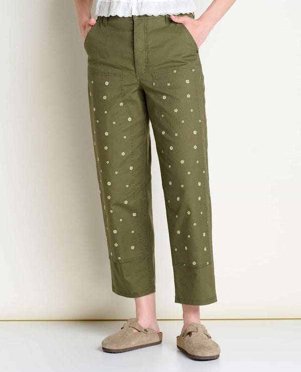 Woman in Green Trousers with Holes on Knees Stock Image - Image of trousers,  casual: 215306905